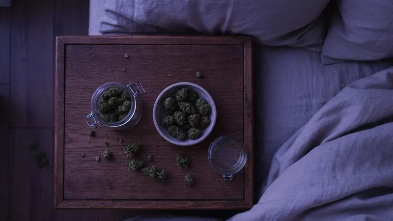 Bourgeons OG Kush CBD séchés montrant la densité et les arômes terreux